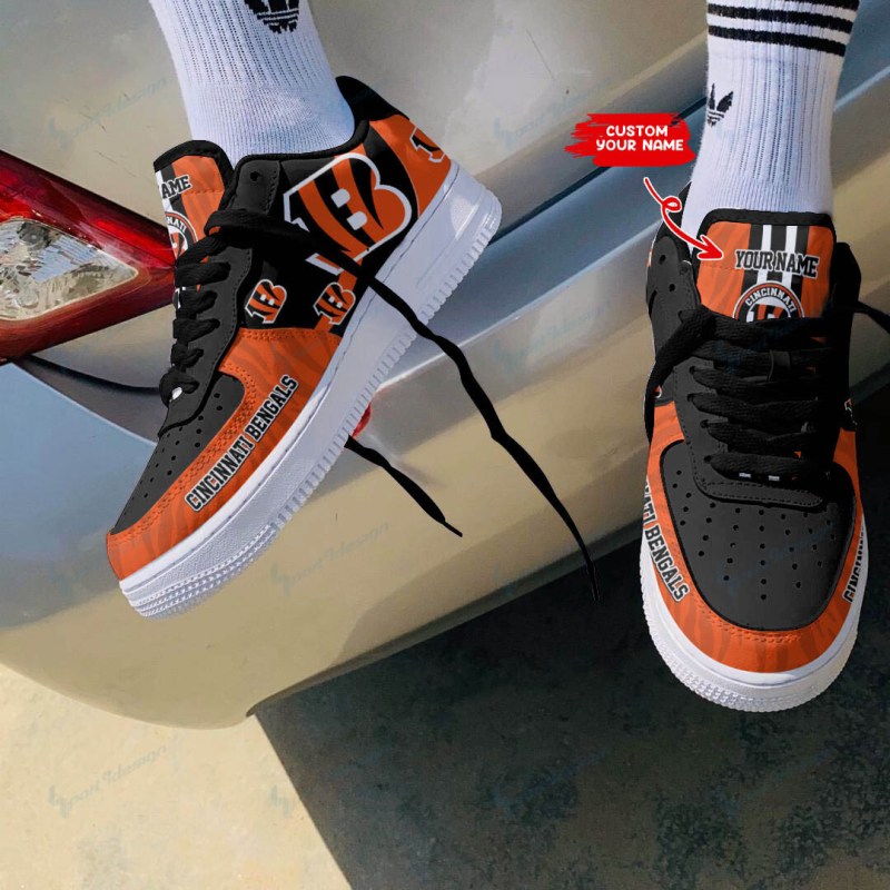 Cincinnati Bengals Personalized AF1 Shoes