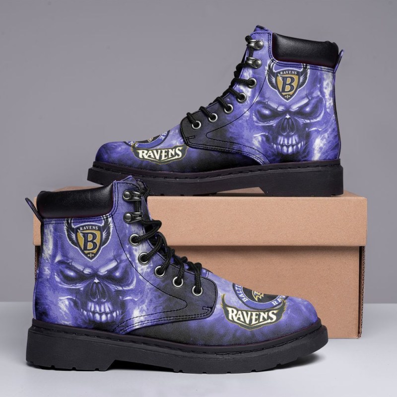 Baltimore Ravens TBLCL Boots close-up