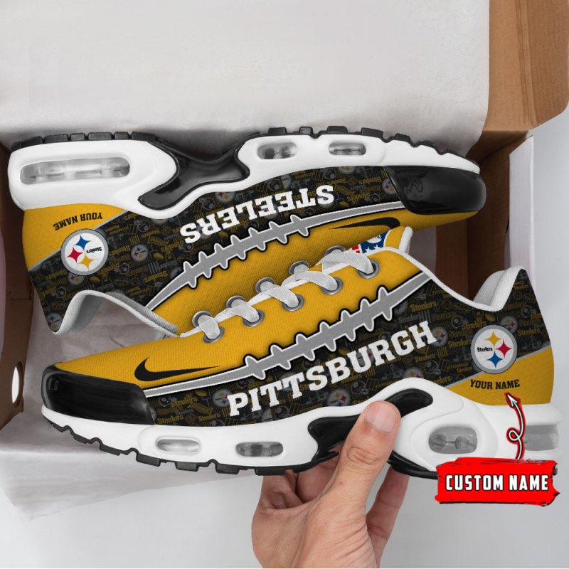 Pittsburgh Steelers Youth Sneakers Side View