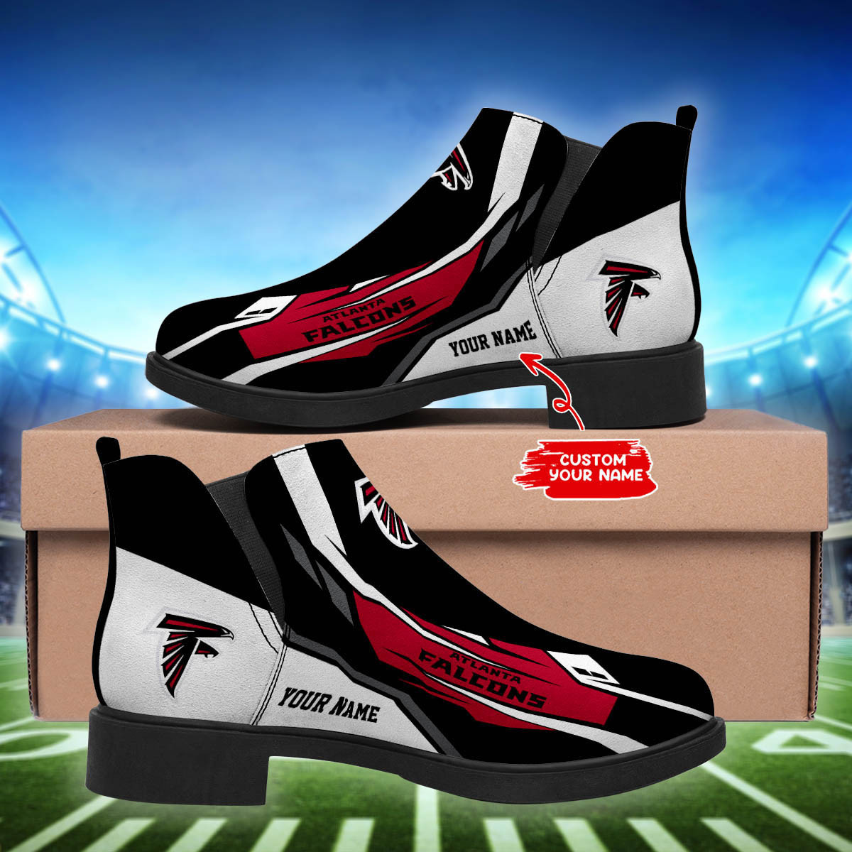 Atlanta Falcons Short Boots