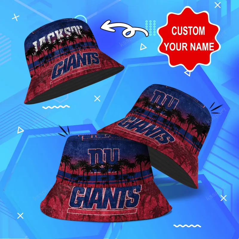 New York Giants Personalized Bucket Hat