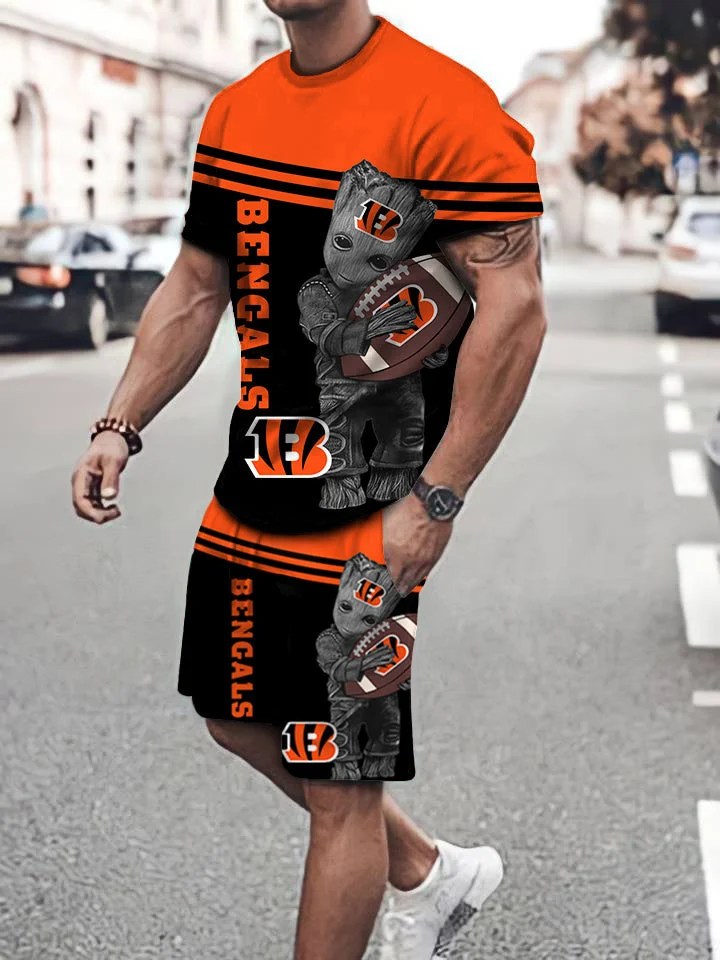 Cincinnati Bengals T-Shirt and Shorts