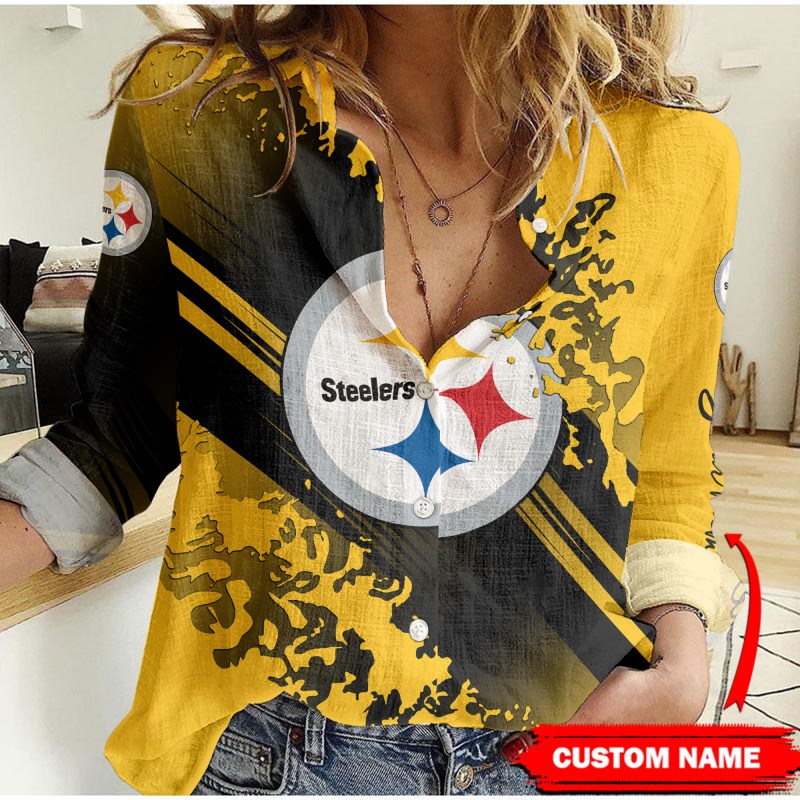 Pittsburgh Steelers Personalized Woman Shirt