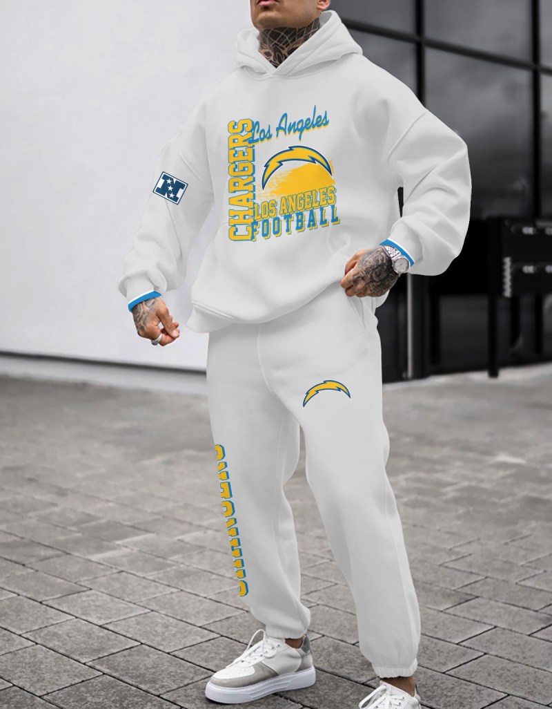 Los Angeles Chargers Hoodie and Sweatpants
