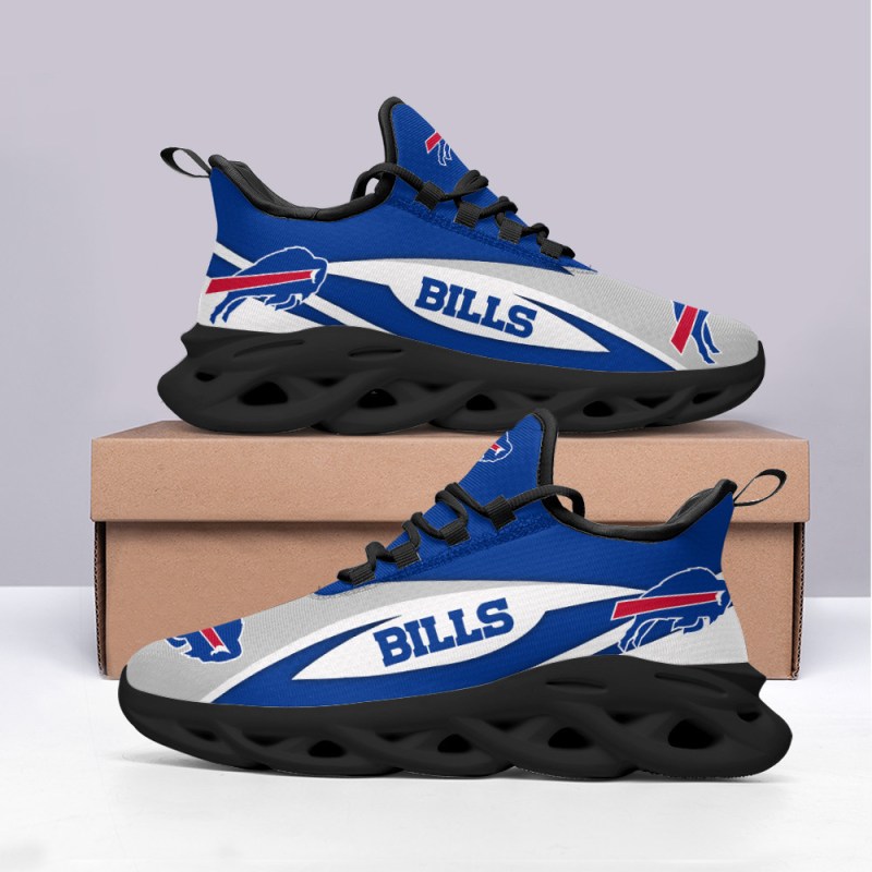 Buffalo Bills Yezy Running Sneakers - Top View