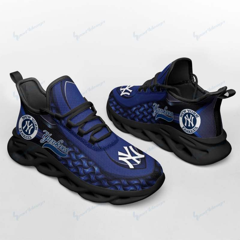 New York Yankees Yezy Running Sneakers Side View