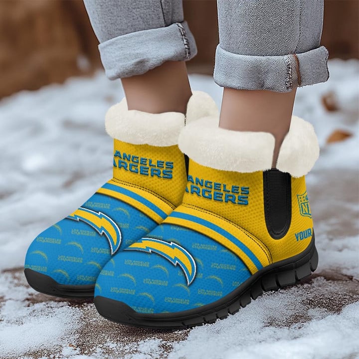Los Angeles Chargers Winter Snow Boots