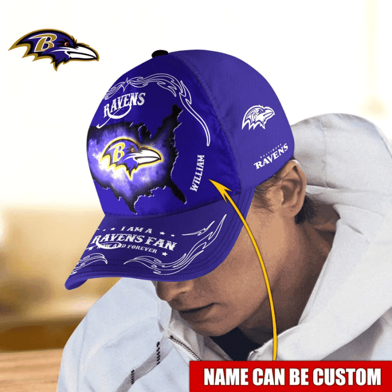 Baltimore Ravens custom baseball cap