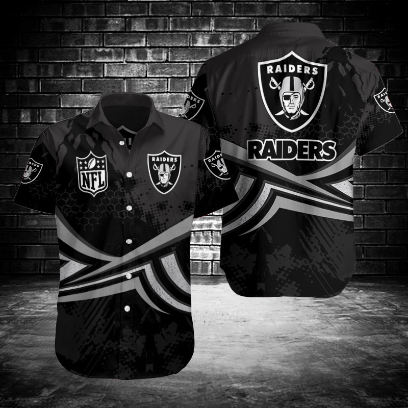 Las Vegas Raiders Button Shirt Sizing Chart