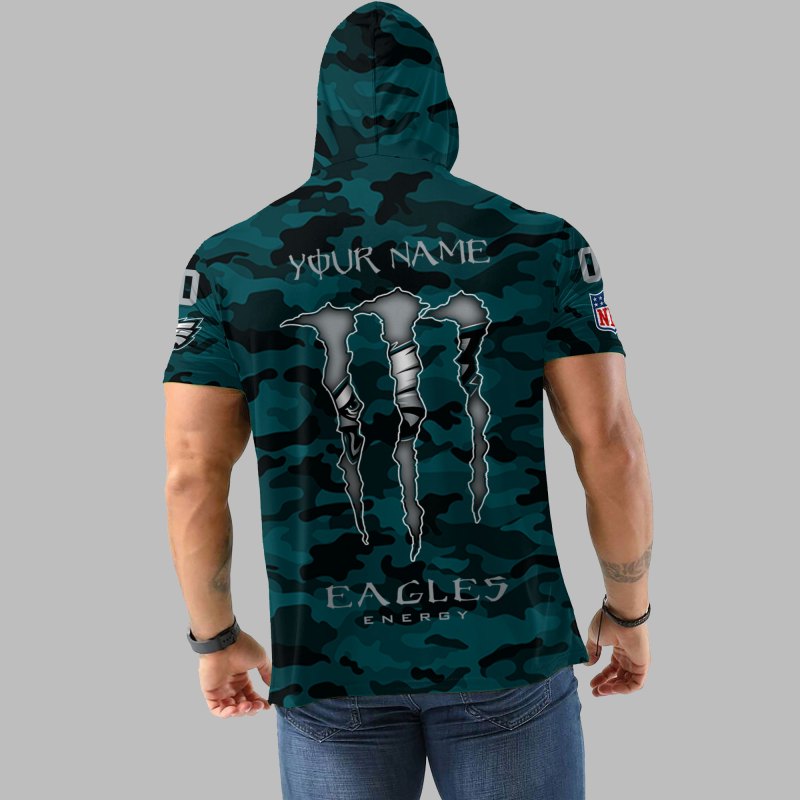Philadelphia Eagles Camo Hoodie Back