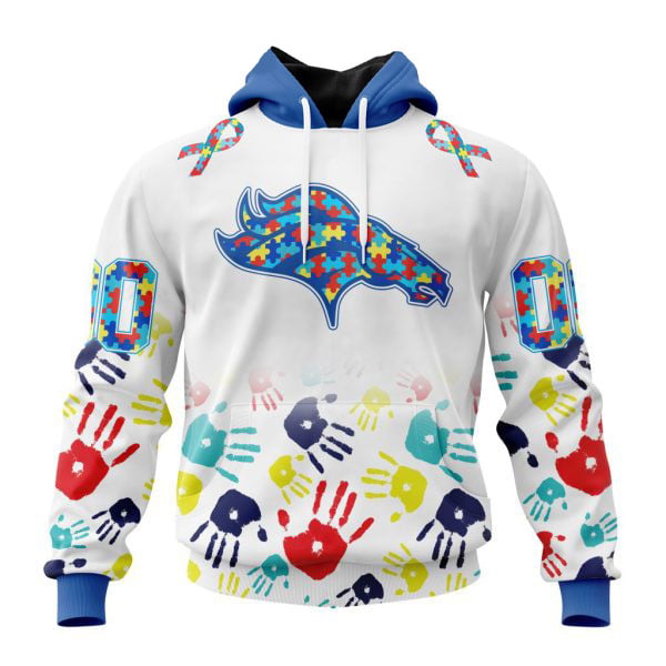 Denver Broncos Personalized Hoodie Front View