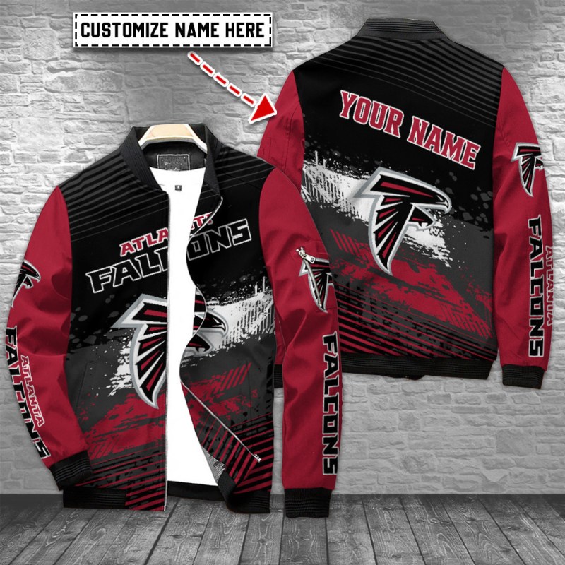 Atlanta Falcons Personalized Bomber Jacket