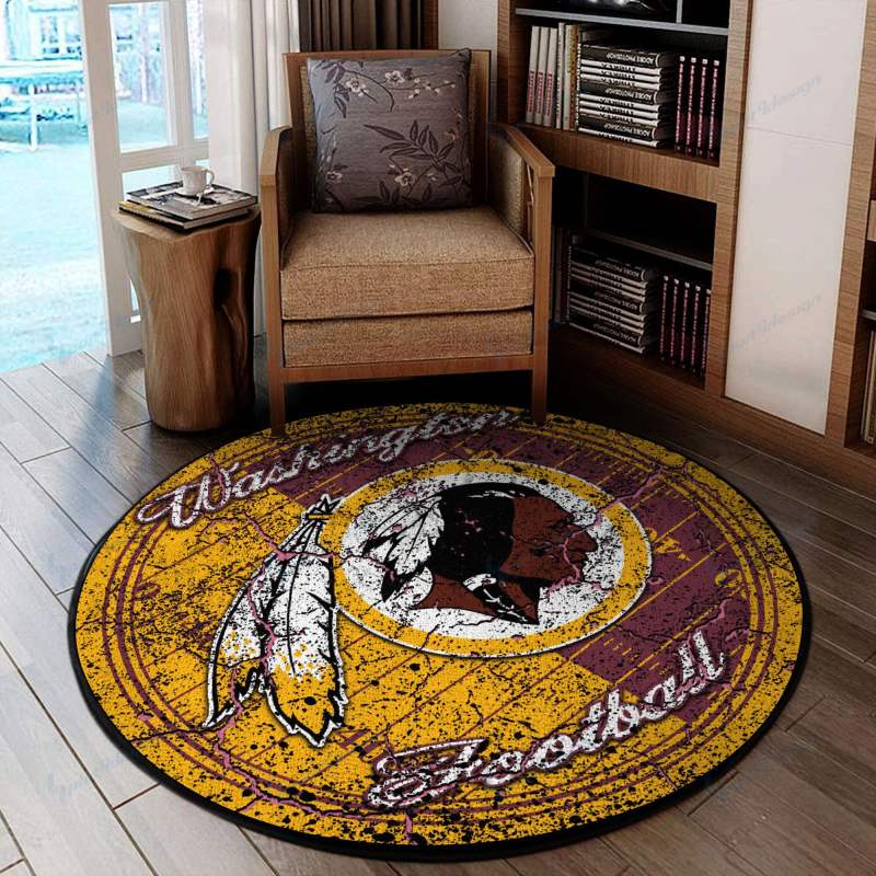 Washington Redskins Round Rug