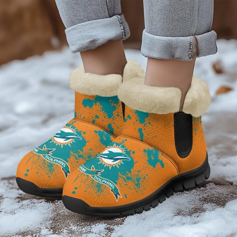 Miami Dolphins Snow Boots Image 3
