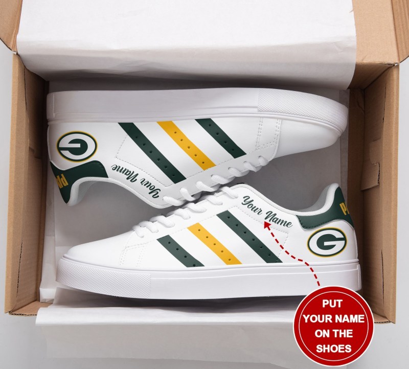 Green Bay Packers Personalized SS Custom Sneakers