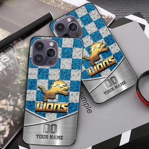Detroit Lions Personalized Phone Case