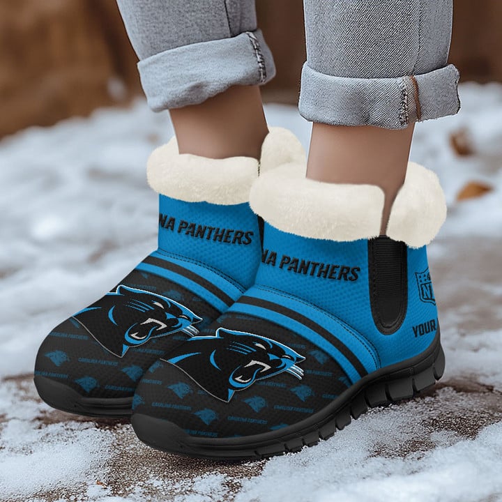 Carolina Panthers Comfy Winter Snow Boots
