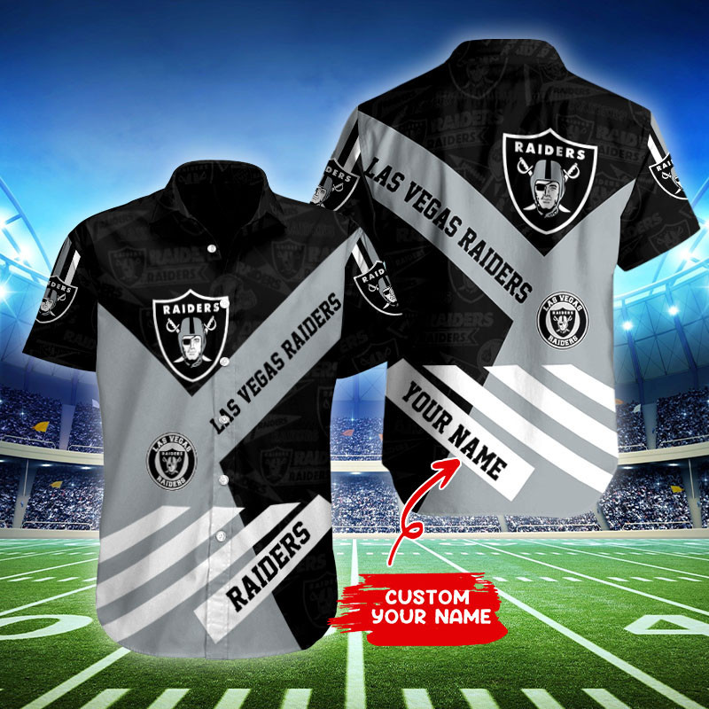 Sizing Chart for Las Vegas Raiders Button Shirt