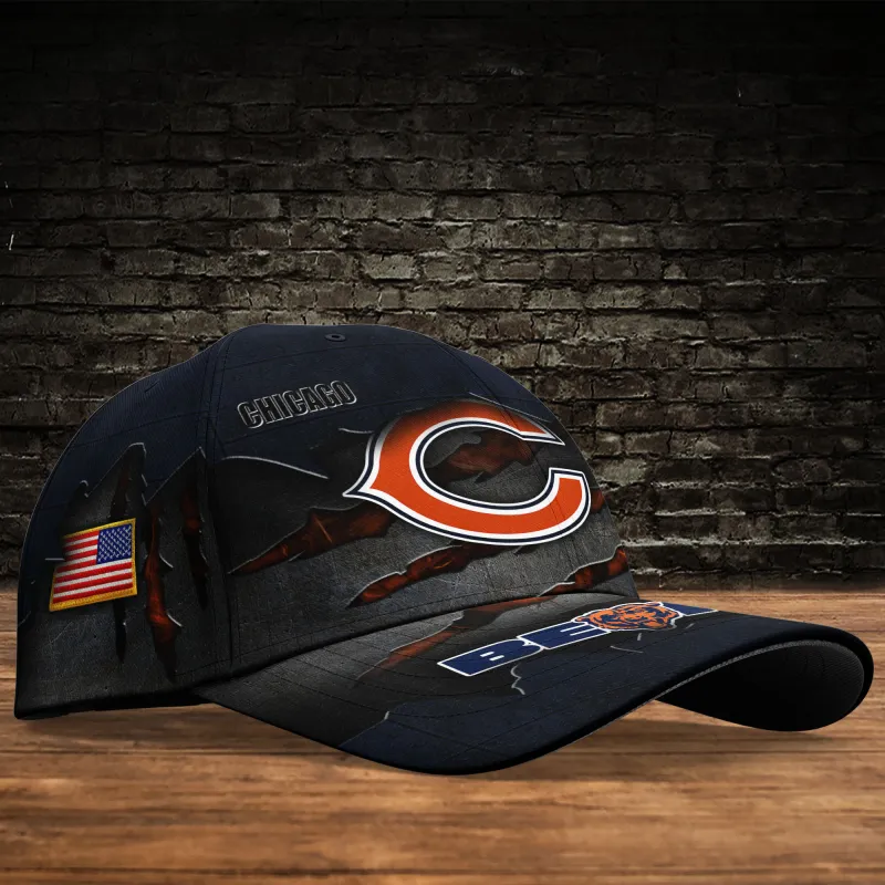 Chicago Bears Cap Side View