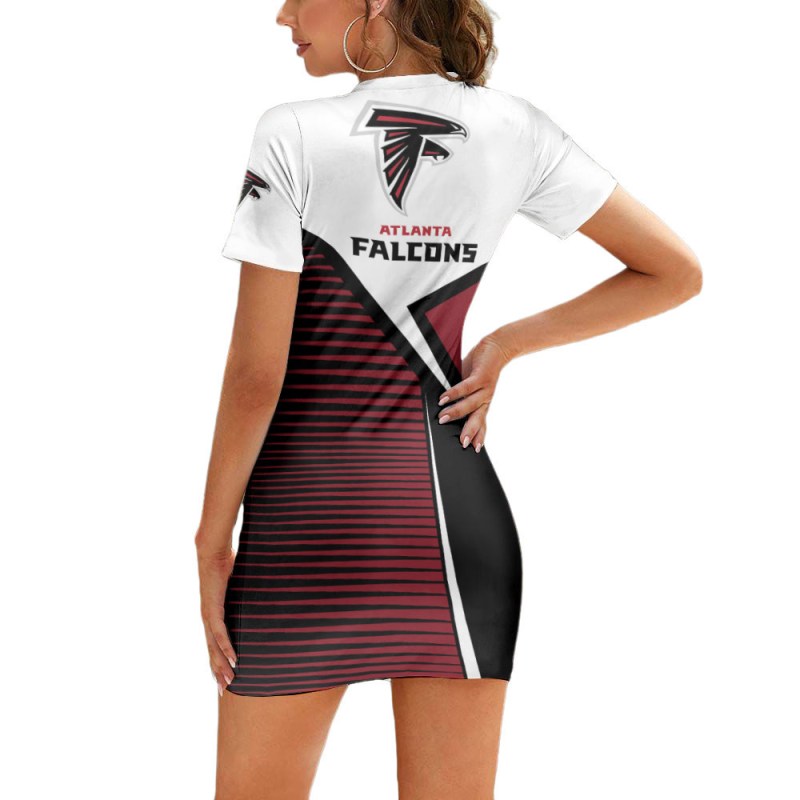 Atlanta Falcons Casual Dress Back View