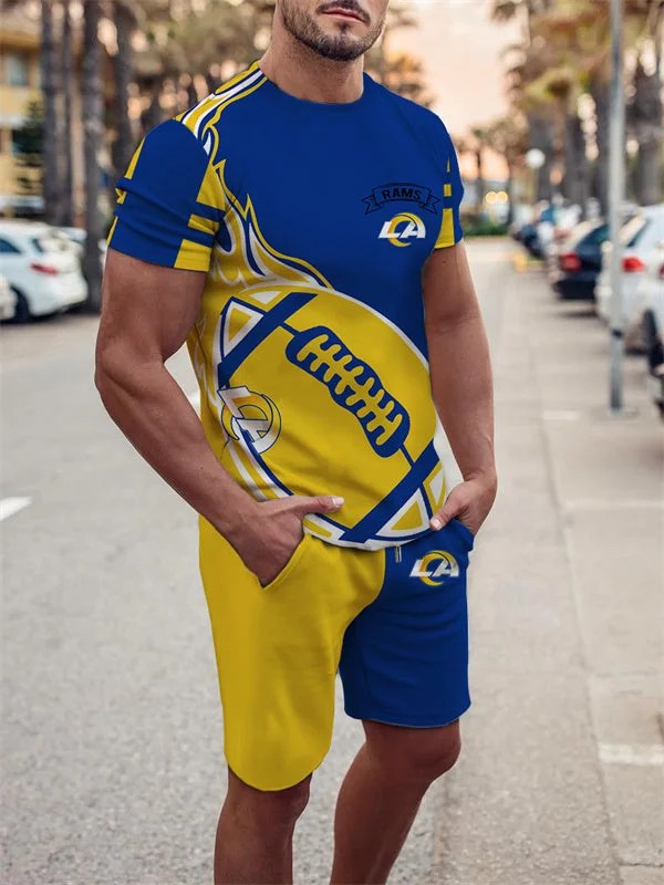 Los Angeles Rams T-shirt and Shorts AZTS562