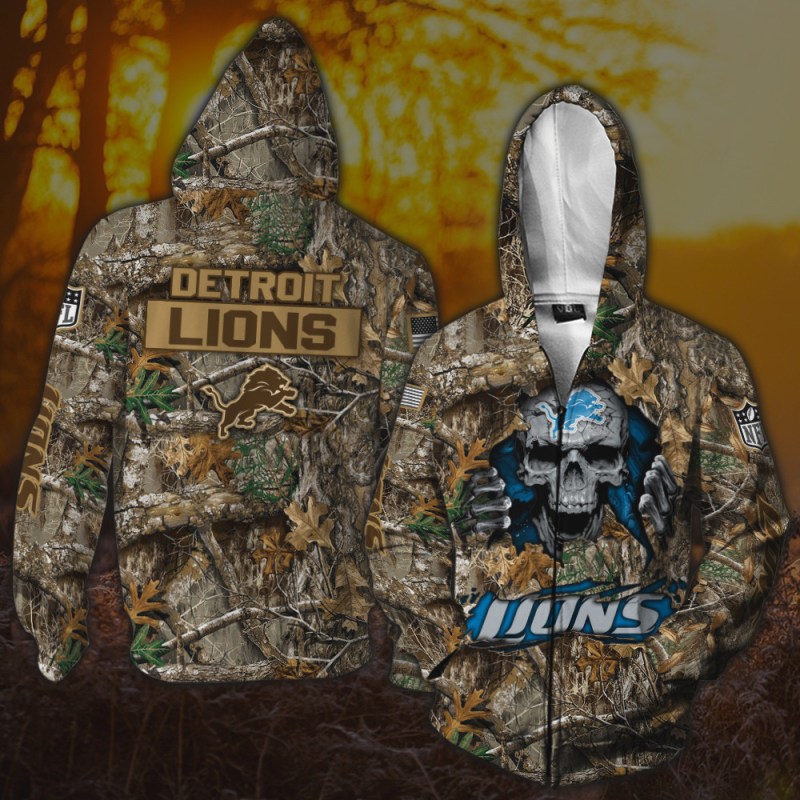 Detroit Lions All Over Printed T-shirt