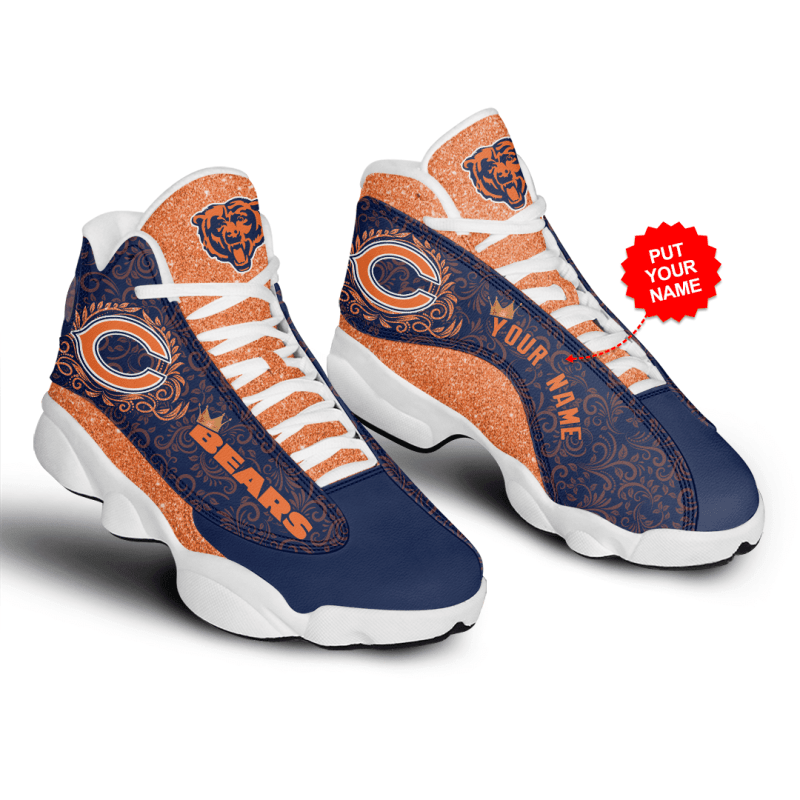 Chicago Bears Sneakers Side View