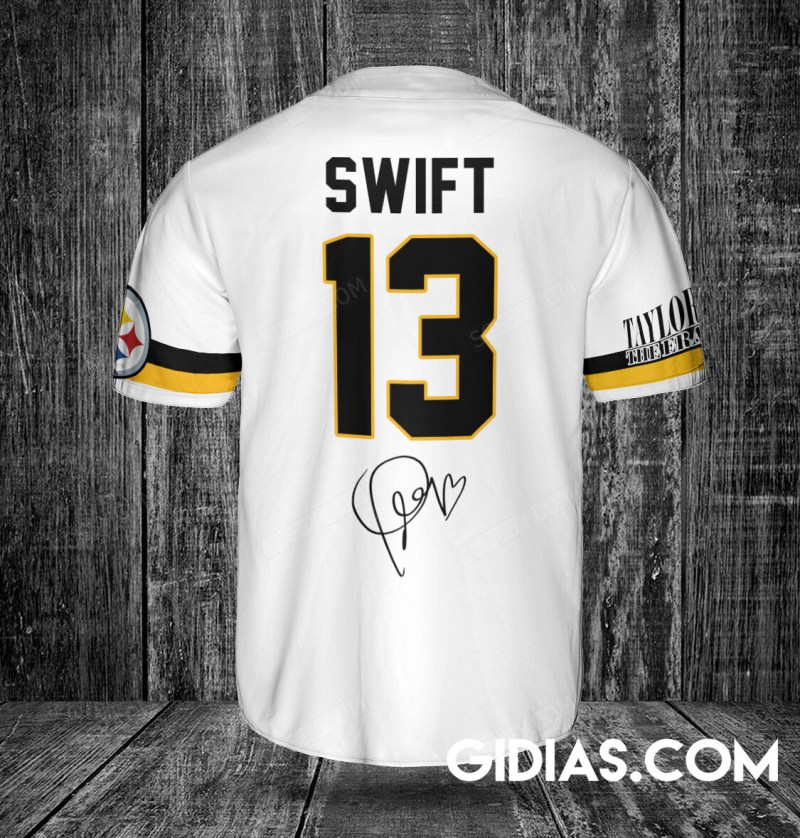 Pittsburgh Steelers Taylor Swift Baseball Jersey