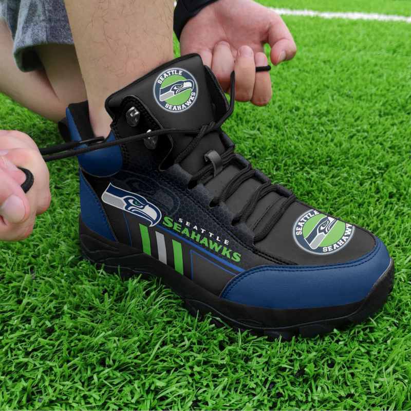 Seattle Seahawks Hiking Shoes 04