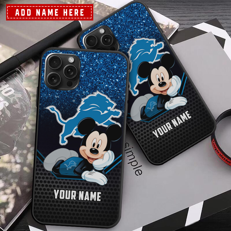Detroit Lions Personalized Phone Case
