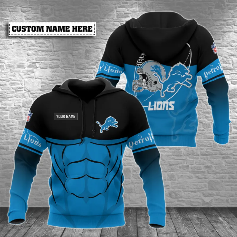 Detroit Lions Personalized Hoodie