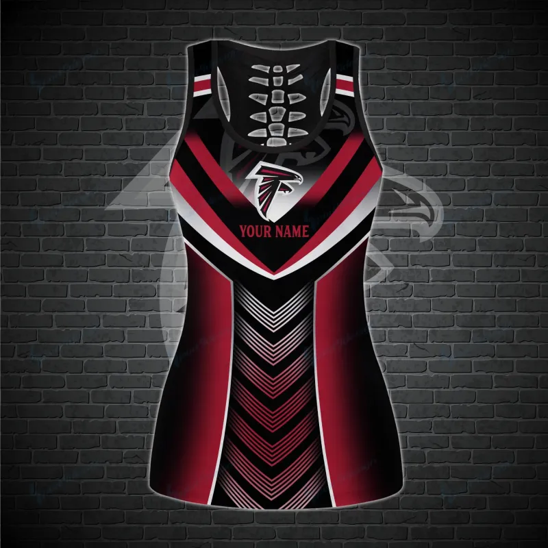 Atlanta Falcons Leggings and Tank Top Combo