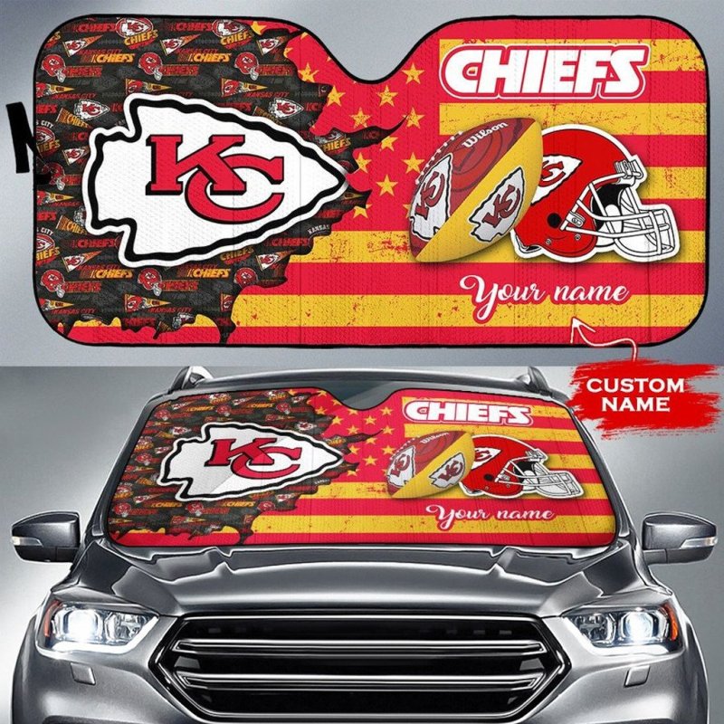 Kansas City Chiefs Auto Sun Shade