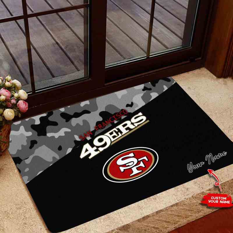 San Francisco 49ers Personalized Doormat – NFL Fan Gear
