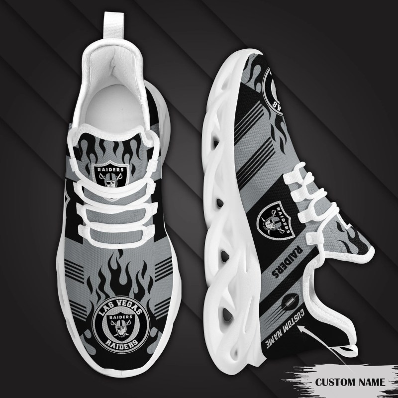Las Vegas Raiders Sneakers Side View