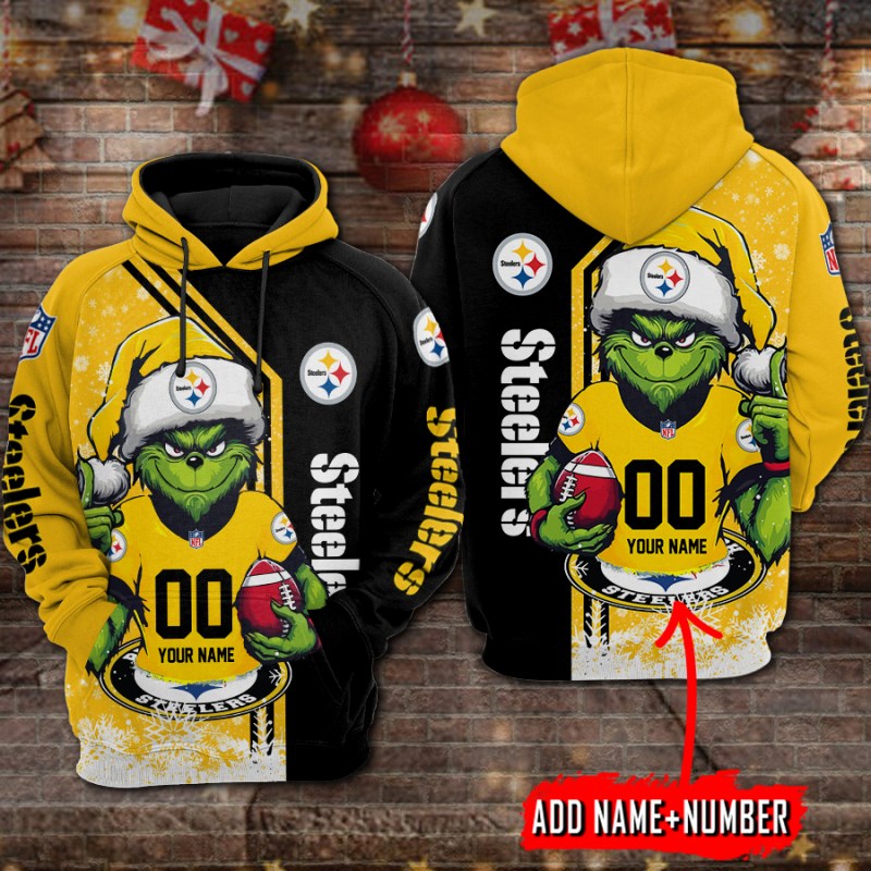 Pittsburgh Steelers Personalized Christmas Hoodie
