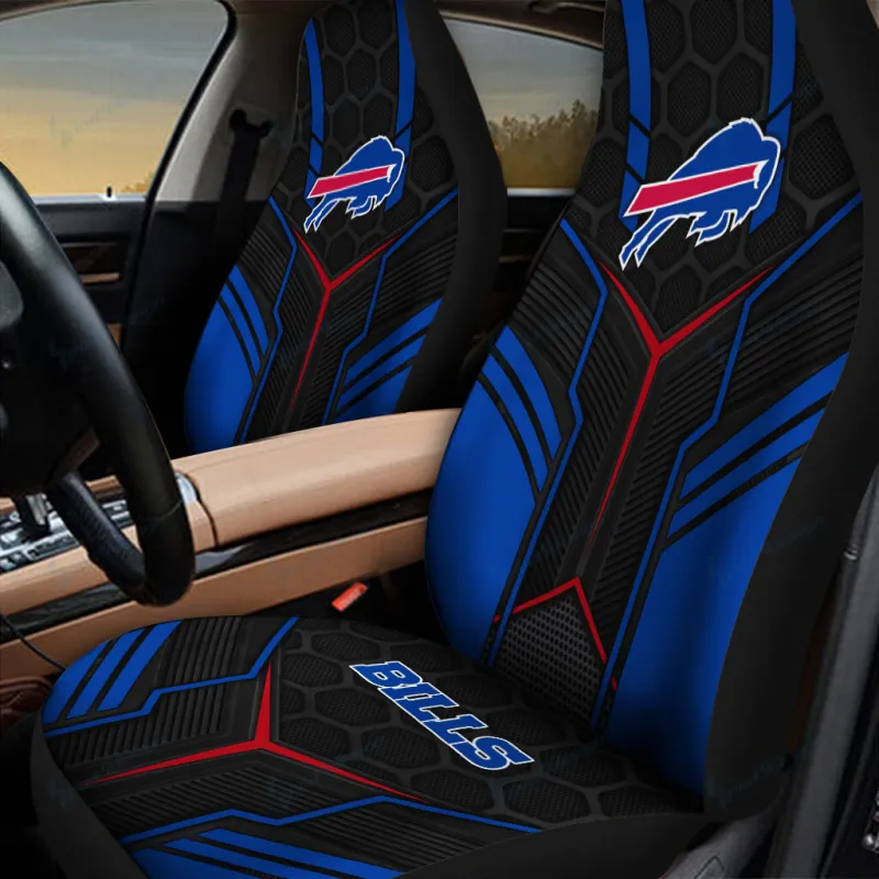 Buffalo Bills Car Seat Cover in Use
