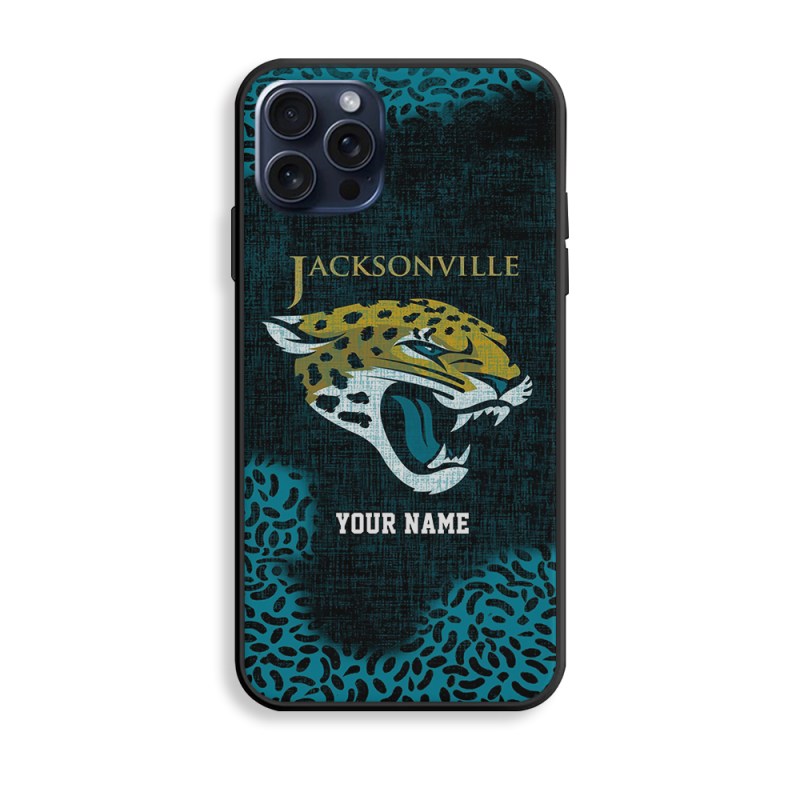 Jacksonville Jaguars Phone Case Back and Side View