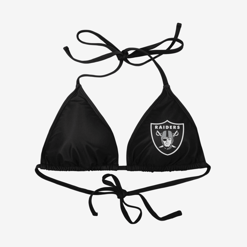 Las Vegas Raiders Women's Solid Logo Bikini