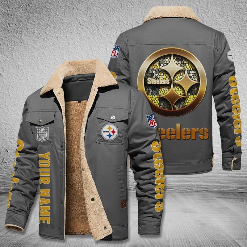 Pittsburgh Steelers Fleece Bomber Jacket