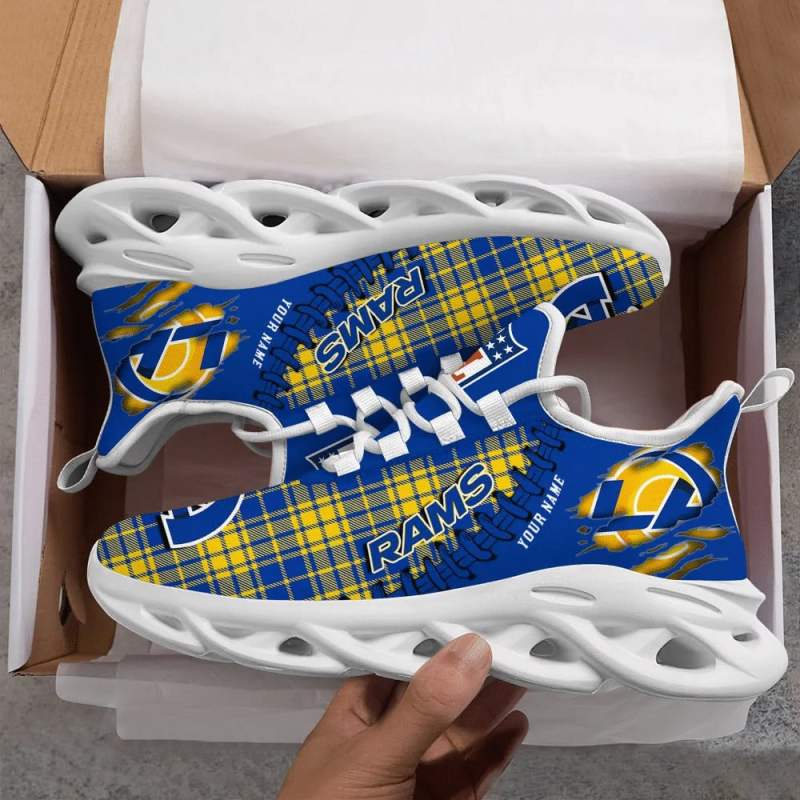 Los Angeles Rams Yezy Running Sneakers