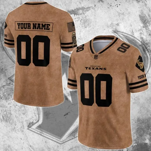 Houston Texans Personalized V-neck Football Jersey