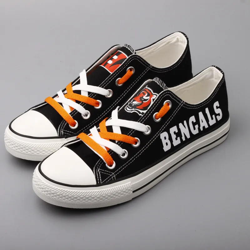 Cincinnati Bengals New Low Top Sneaker View 1