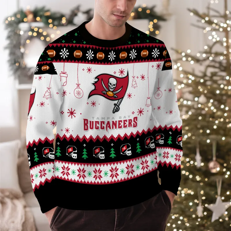 Tampa Bay Buccaneers Ugly Christmas Sweater - Outdoor Front