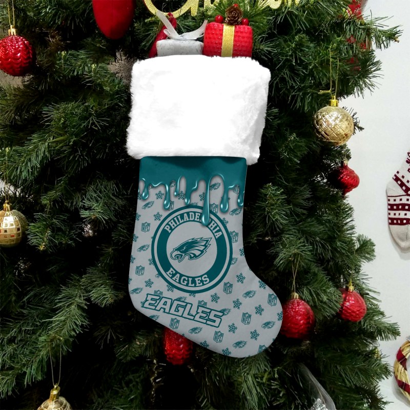 Personalized Philadelphia Eagles Christmas Socks