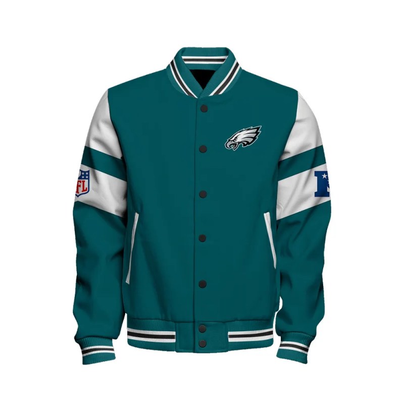 Philadelphia Eagles Varsity Jacket Back