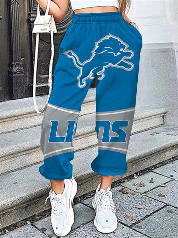 Detroit Lions 3D Printed Pocket Sweatpants
