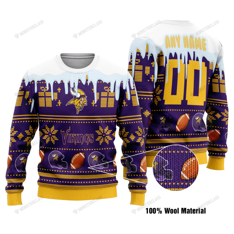 Minnesota Vikings Woolen Sweater