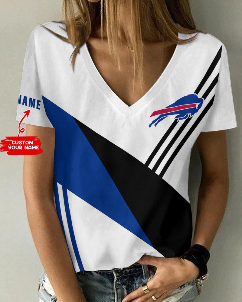Buffalo Bills V-neck T-shirt - Image 1