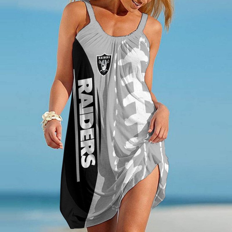 Las Vegas Raiders Beach Dress Image 1